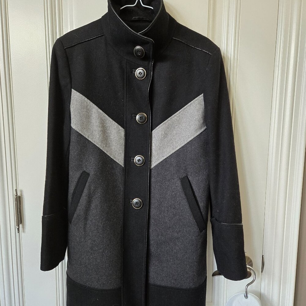Marcona Wool Blend Colour Block Coat